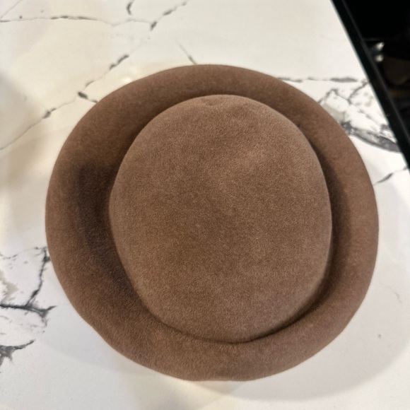 Vintage Evelyn Varon Ladies Hat Brown Wool 50’s 60’s - Picture 12 of 12